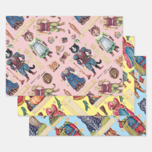 Louis Wain, Color Changeable Wrapping Paper Sheets