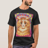 CAT PLAYING A PIANO : Vintage Psychedelic Abstract Louis Wain Print Kids  T-Shirt for Sale by posterbobs