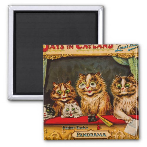 Louis Wain Days In Catland Magnet
