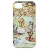 Louis Wain -Funny Cats iphone5 case