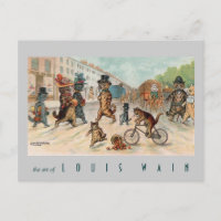 Louis Wain - Town Cats - Vintage Art