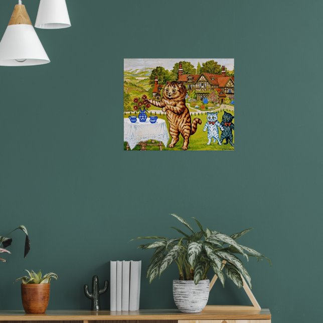 Louis Wain - Two Jugs of Milk, Poster (Living Room 1)