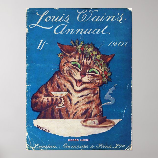 Louis Wains Annual 1907 Poster (Front)