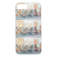 Louis Wain's Cat Musical Chairs iPhone 7 Case
