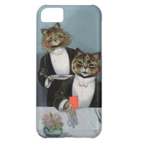 Louis Wain's Cat's Night Out - Cute Vintage Cats iPhone 5C Cover