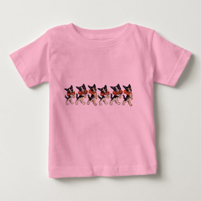 Louis Wain's Marching Cats - Cute Baby Creeper (Front)