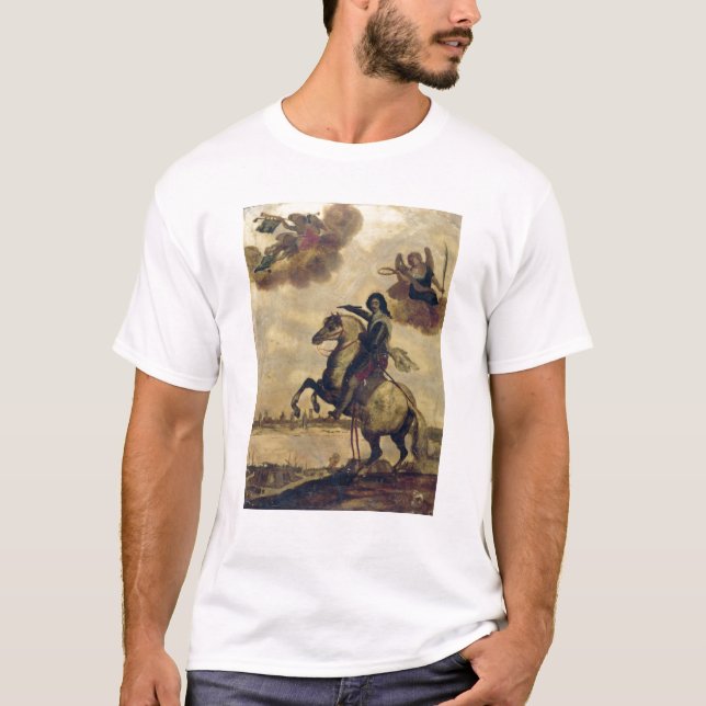 Louis XIII  at the Siege of La Rochelle T-Shirt (Front)