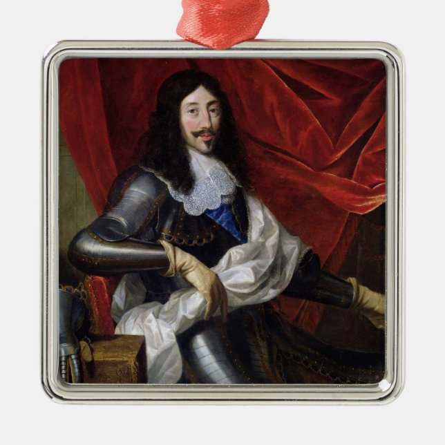 Louis XIII  King of France and Navarre Metal Ornament (Front)