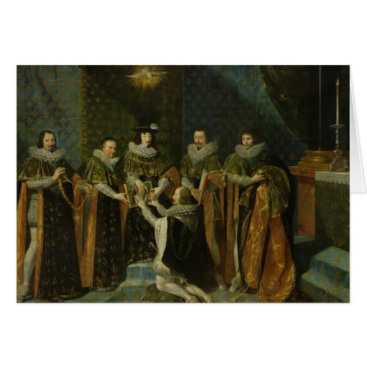 Louis XIII  Receiving Henri d'Orleans (Front Horizontal)