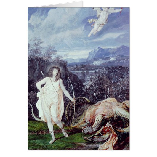 Louis XIV as Apollo, Slayer of Python Cards (Front)