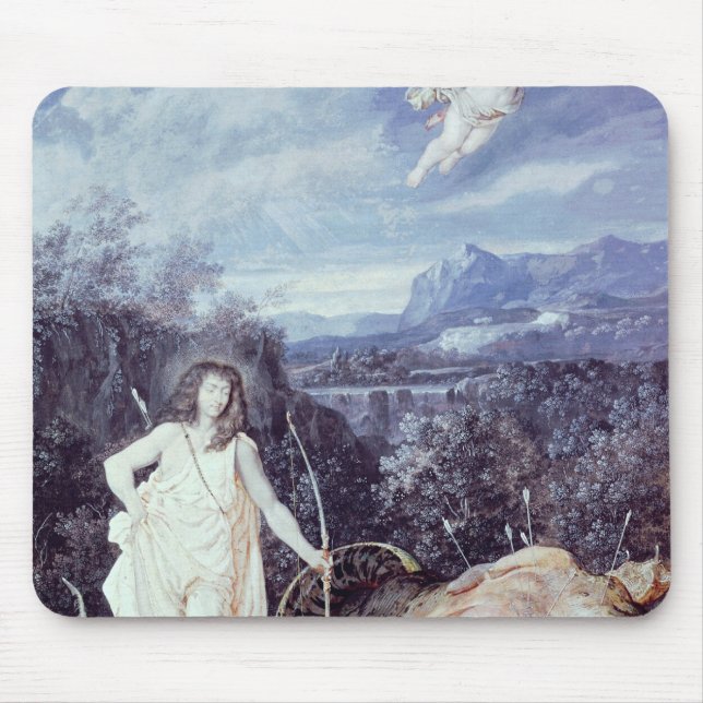 Louis XIV  as Apollo, Slayer of Python Mouse Pad (Front)