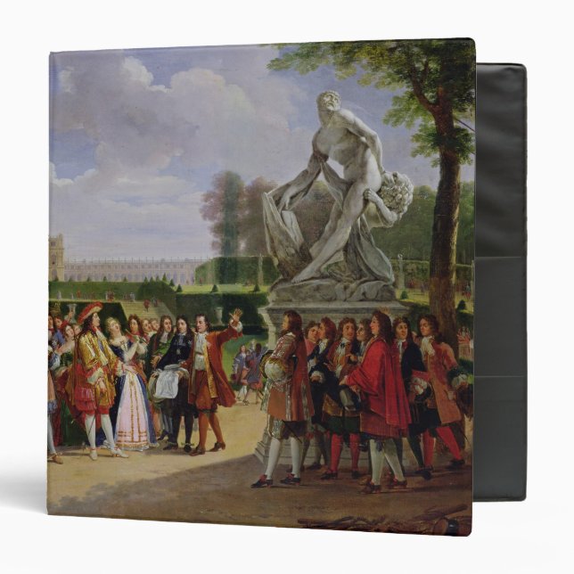 Louis XIV  Dedicating Puget's 'Milo of Binder (Front/Inside)