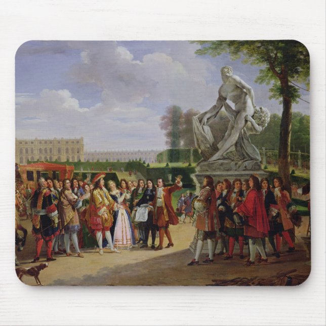 Louis XIV  Dedicating Puget's 'Milo of Mouse Pad (Front)