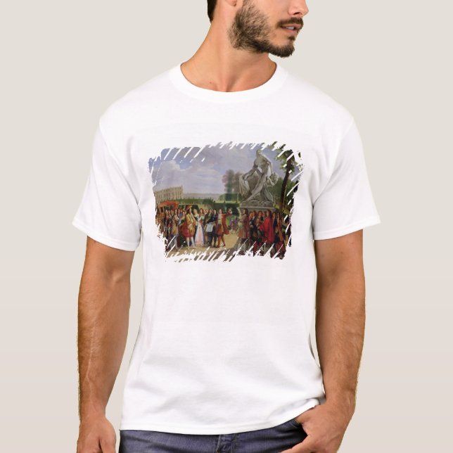 Louis XIV  Dedicating Puget's 'Milo of T-Shirt (Front)