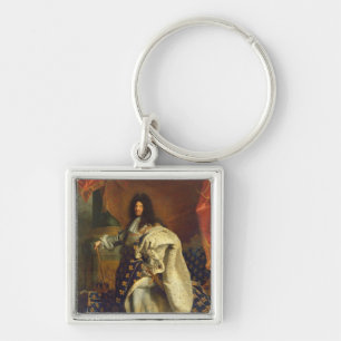 Louis XIV in Royal Costume, 1701 Keychain