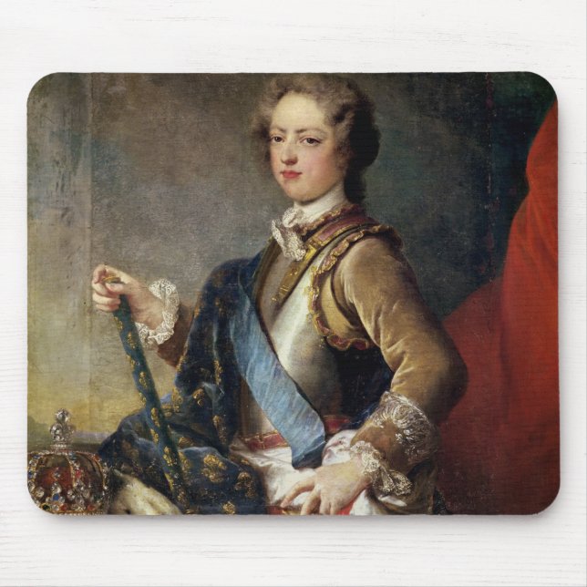 Louis XV  aged 15, after 1725 Mouse Pad (Front)