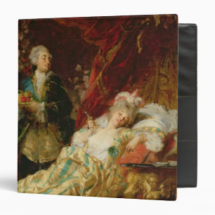 Louis XV and Madame Dubarry 3 Ring Binder