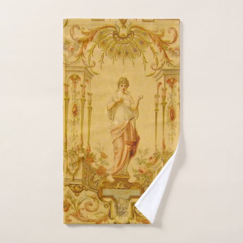 Louis XV Floral Calliope Muse Bath Towel Set