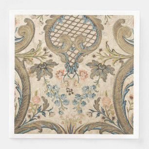 Louis XV Floral Print Napkin