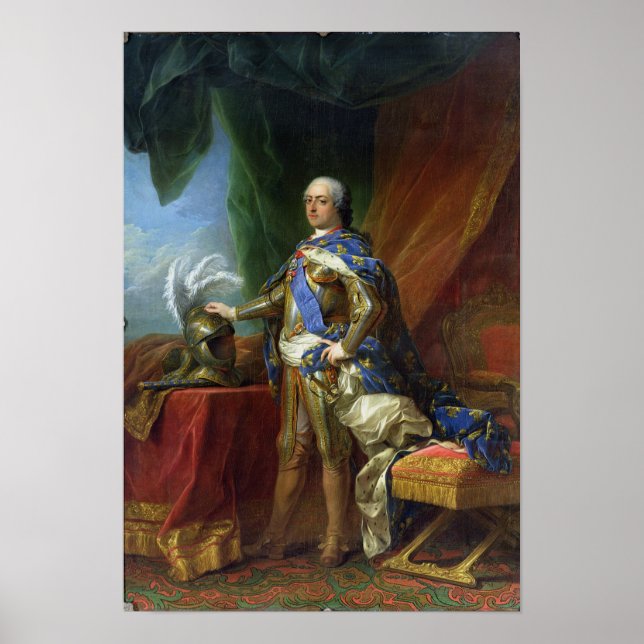 Louis XV King of France & Navarre, 1750 Poster (Front)