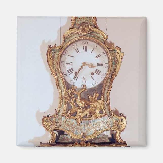 Louis XV style cartel clock Magnet (Front)