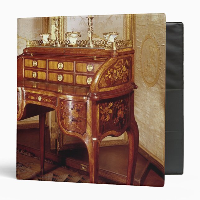 Louis XV Writing Desk 3 Ring Binder (Front/Inside)