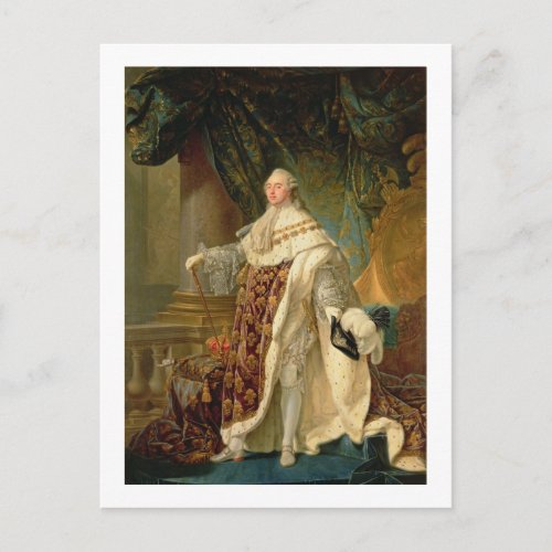 Louis XVI 1754_93 oil on canvas Postcard