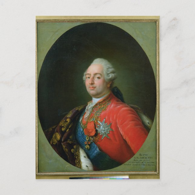 Louis XVI  1786 Postcard (Front)