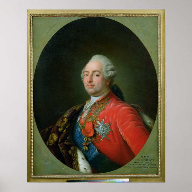 Louis XVI 1786 Poster (Front)