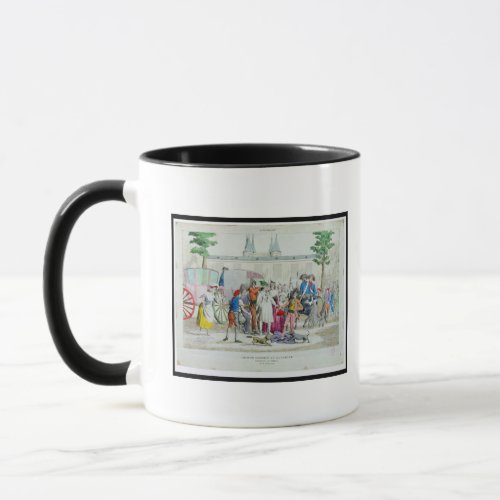 Louis XVI  and his family taken to the Temple Mug