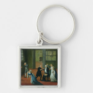 Louis XVI Bidding Farewell to his Family Keychain