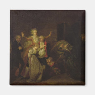 Louis XVI Bidding Farewell to his Family Magnet