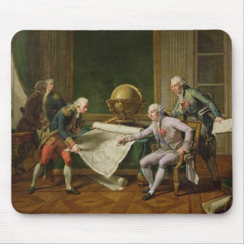 Louis XVI  Giving Instructions to La Perouse Mouse Pad