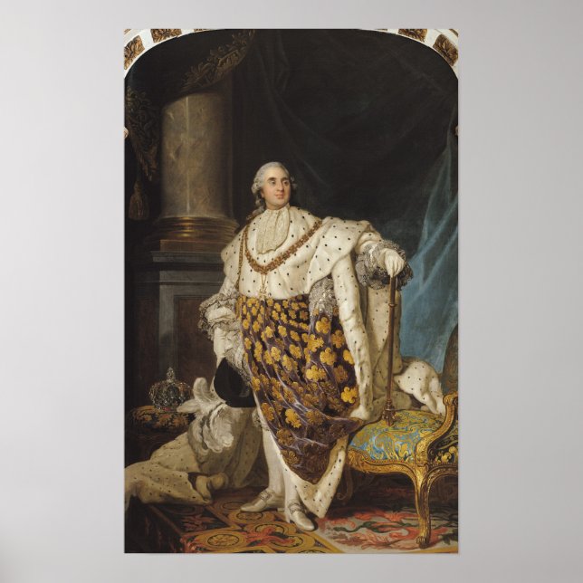 Louis XVI  in Coronation Robes, after 1774 Poster (Front)