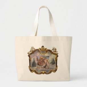 Louis XVI & Marie Antoinette SPARKLE Mirror 4 Large Tote Bag