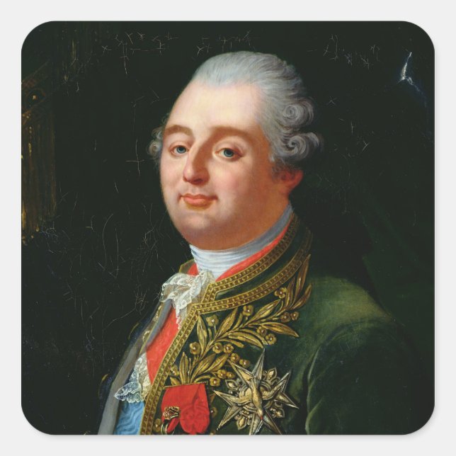 Louis XVI Square Sticker (Front)