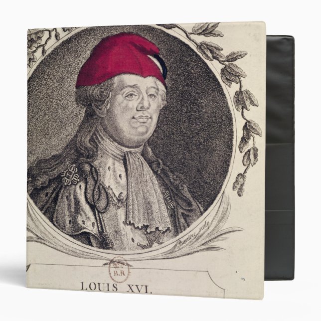 Louis XVI  wearing a phrygian bonnet Binder (Front/Inside)