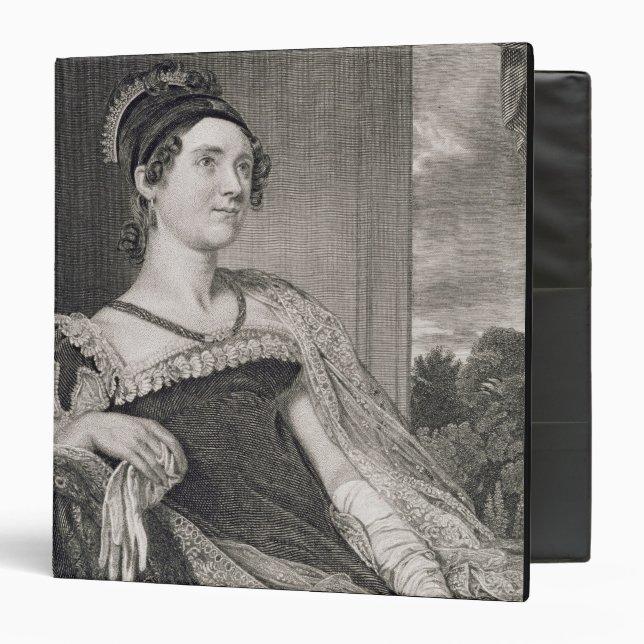 Louisa Catherine Adams (1775-1852) engraved by G.F Binder (Front/Inside)
