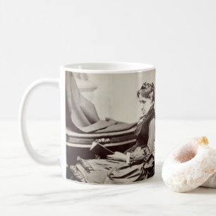 Louisa May Alcott photograph - fond of books Coffee Mug