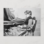 Louisa May Alcott Reading Photograph Postcard at Zazzle