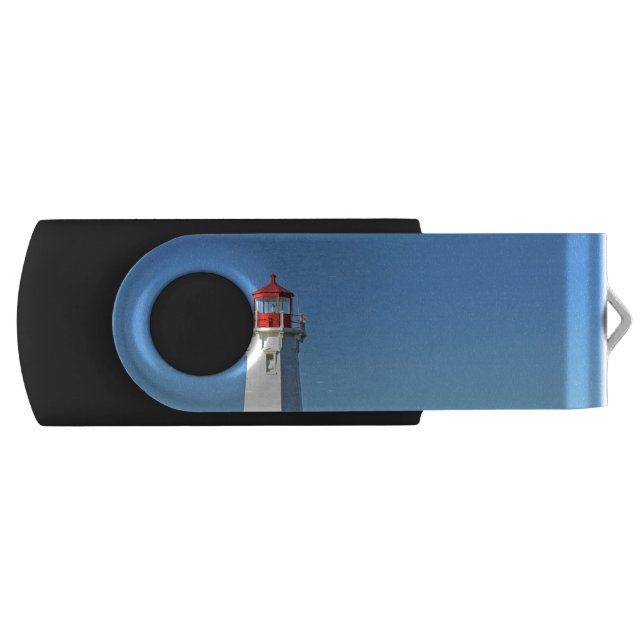 Louisburg Lighthouse Forster 8GB Flash Drive (Front)