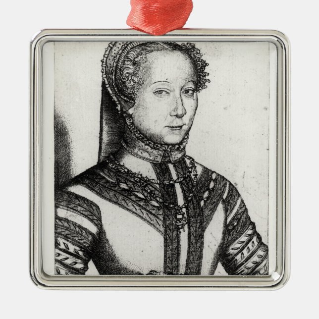 Louise Labe  La Belle Cordiere, 1555 Metal Ornament (Front)