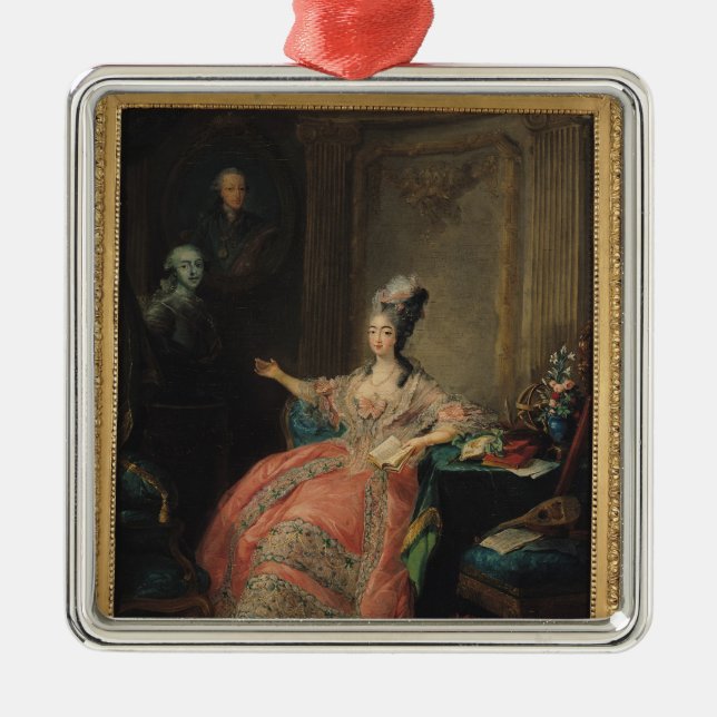 Louise Marie Josephine of Savoy Metal Ornament (Front)