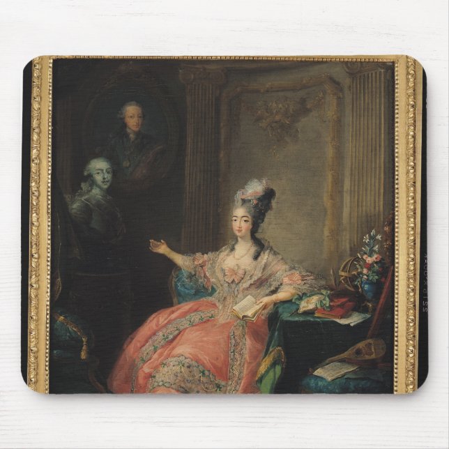 Louise Marie Josephine of Savoy Mouse Pad (Front)