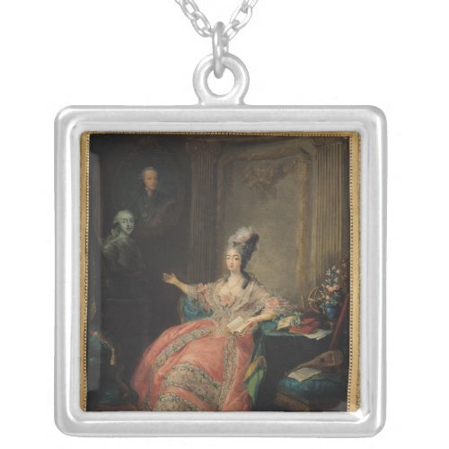 Louise Marie Josephine of Savoy Silver Plated Necklace