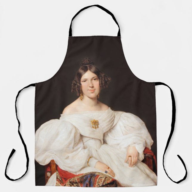 Louise Mayer Ferdinand Waldmueller  Apron (Front)