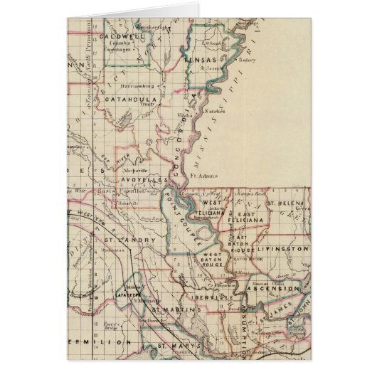 Louisiana 2 cards (Front)