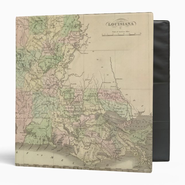 Louisiana 3 ring binder (Front/Inside)