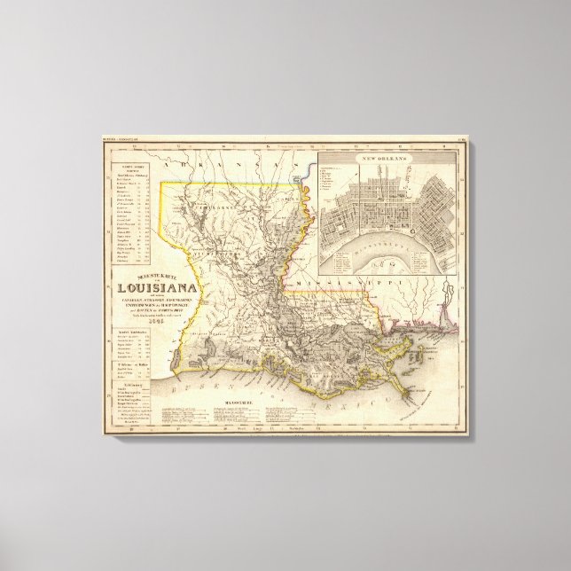 Louisiana 4 canvas print (Front)