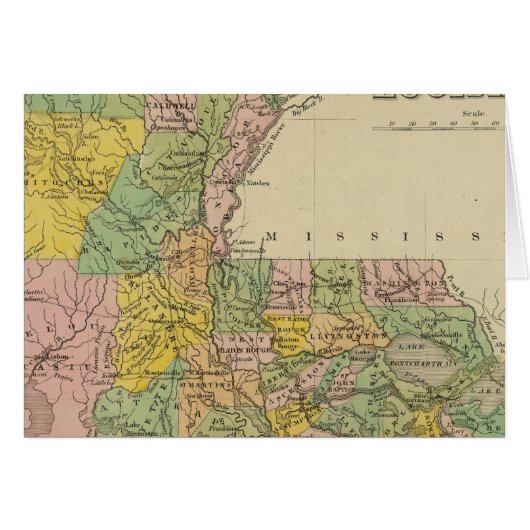 Louisiana 4 cards (Front Horizontal)
